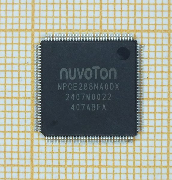 Микросхема Super I/O (MIO), Nuvoton NPCE288NA0DX, TQFP (1Mbit SPI flash inside) - фото фото фото 0