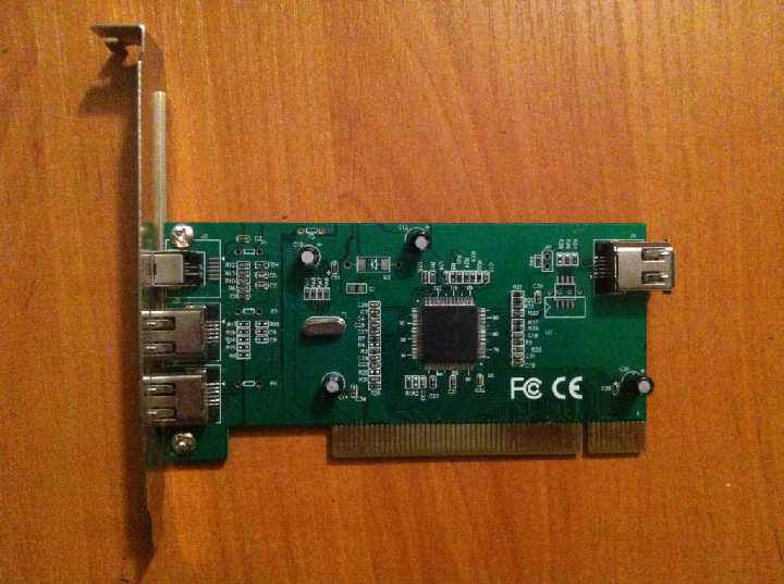 Контроллер PCI Express PCI-E FireWire IEEE 1394 - фото фото фото 1
