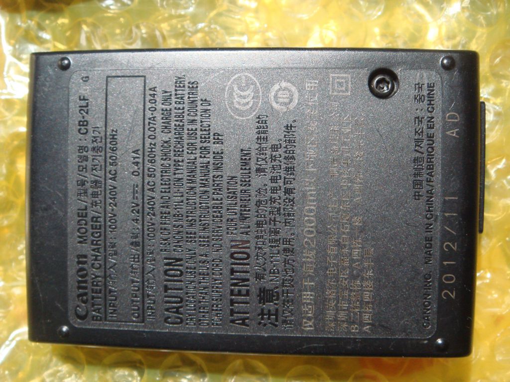 Зарядное Canon CB-2LDE для аккумулятора NB-11L Оригинал 100% - фото фото фото 1