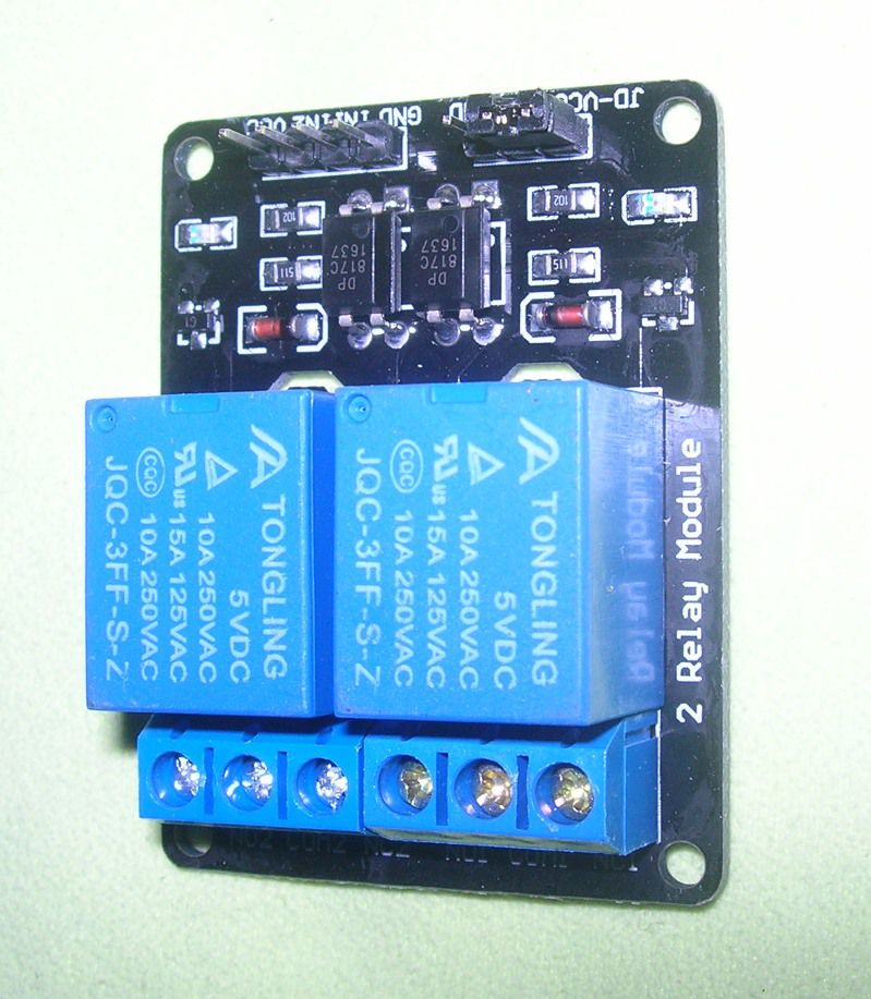 Модуль на два реле 5В для Arduino - фото фото фото 0