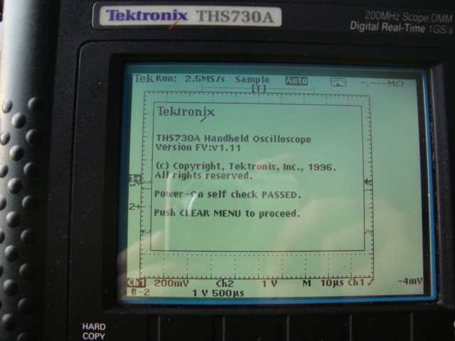 Осциллограф / мультиметр Tektronix THS730A 200 мГц - фото фото фото 1