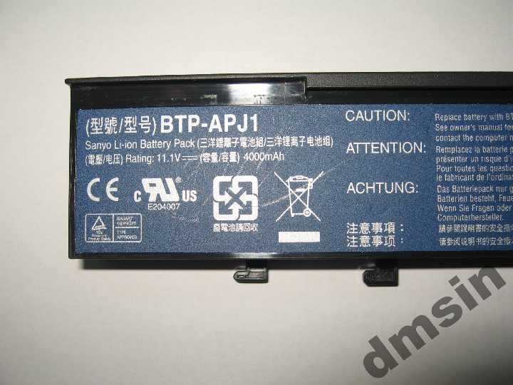 Аккумулятор Acer BTP-APJ1 4000mAh - фото фото фото 0