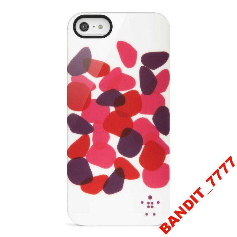 Чехол iPhone 5/5S Belkin Shield Petals Pink/Purple - фото фото фото 2