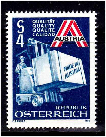 Транспорт Техника. EU  Австрия 1980 г MNH - - фото фото фото 0