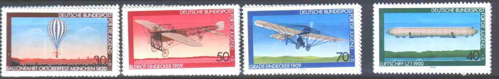 Авиация . Германия 1978 г MNH - фото фото фото 0