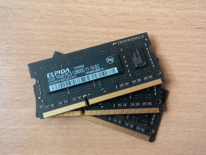 2GB DDR3 1600MHz PC3-12800s SO-DIMM - Elpida - фото фото фото 2