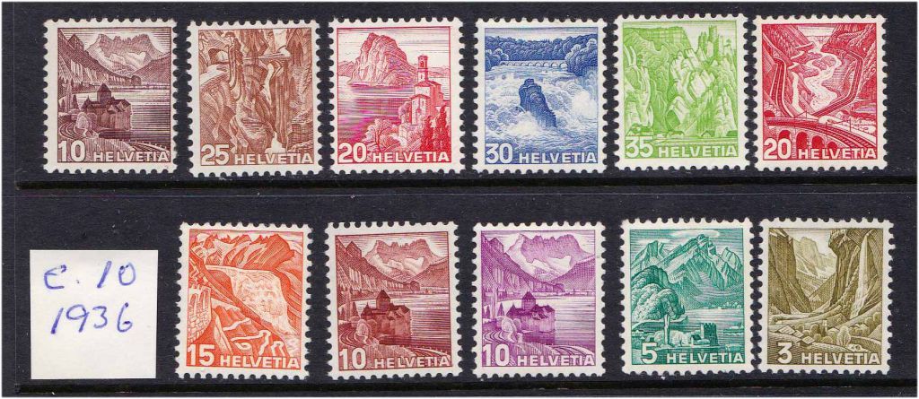 Транспорт Швейцария  1936 г MNH - стандарт - фото фото фото 0
