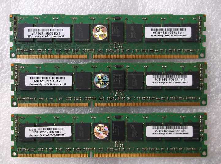 DDR3 8Gb PC3-12800/1600MHz Registered ECC HP - фото фото фото 1