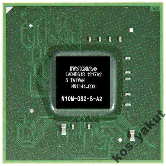чип BGA nVidia GeForce G210M (N10M-GS2-S-A2) 2010+ - фото фото фото 0