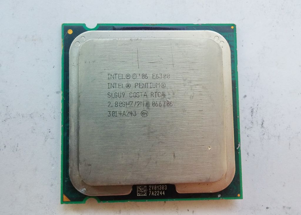 2х ядерный процессор Pentium E6300 SLGU9 2.8GHz/2M/1066  LGA775 Вживане - фото фото фото 0