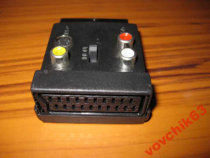 переходник  Скарт /Scart 3RCA+SVHS+Scart - фото фото фото 1