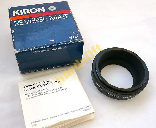 Переходник Kiron Reverse Mate for Nikon N/AI 55mm - фото фото фото 2