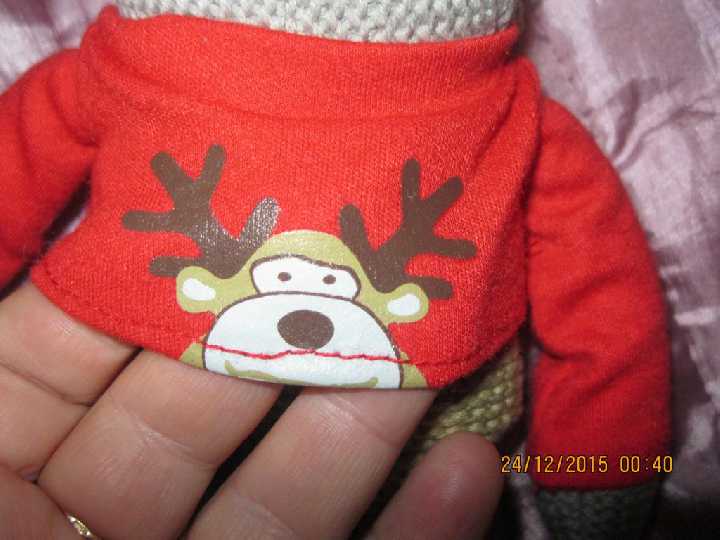 фирма игрушка крутая обезьяна MARRY CHRISTMANS шик - фото фото фото 4