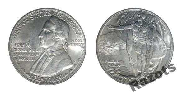 Монета 50 Центов США 1928 Hawaiian Half Dollar - фото фото фото 0