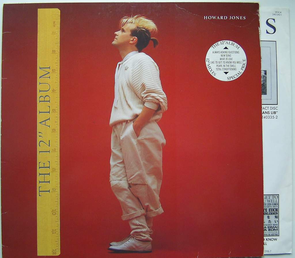 HOWARD JONES  The 12" Album LP  VG++/EX- - фото фото фото 0