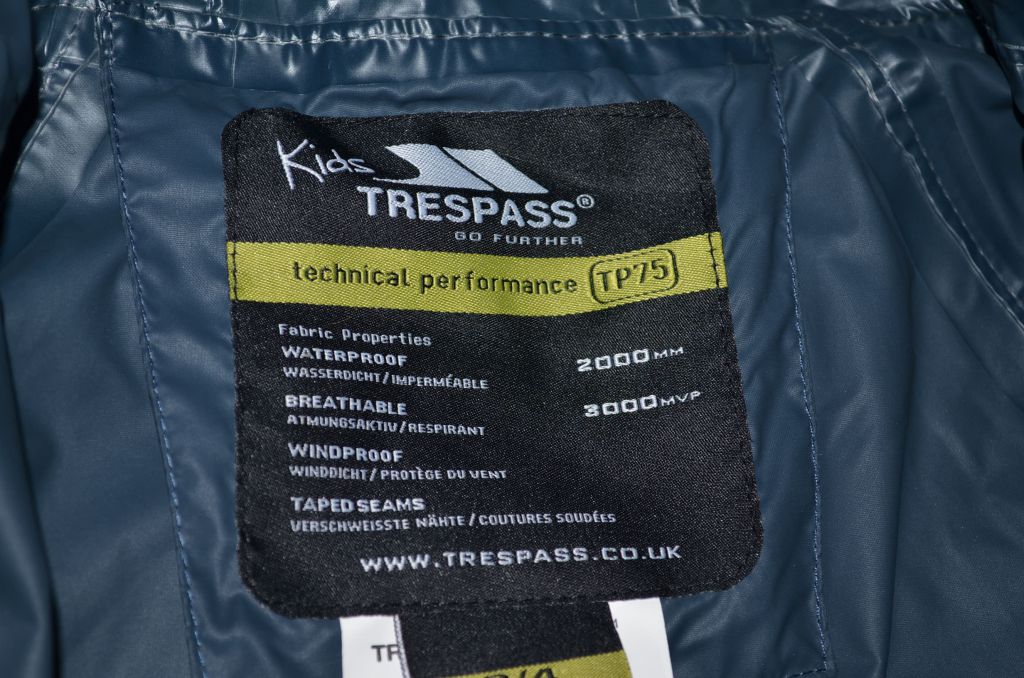 ! 1 Детский комбинезон Kids TRESPASS GO FUATHER с капюшоном очень высококачественный ветронепроницаемый непромокаемый - фото фото фото 5