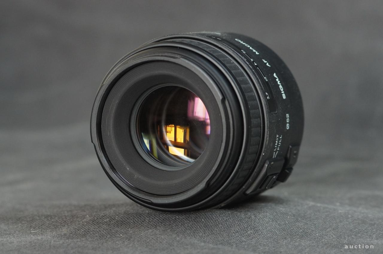 Об'єктив Canon EF, EF-S макрообъектив Sigma AF Macro 90mm 1:2.8 Macro Ф52mm Вживане - фото фото фото 0