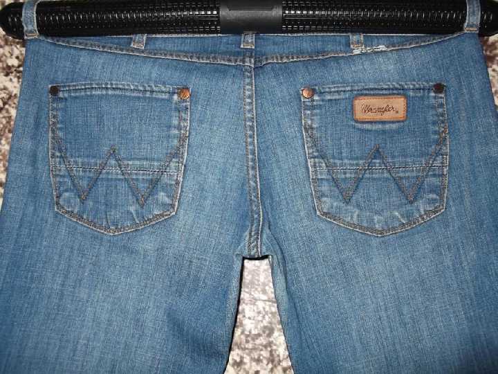 ДЖИНСЫ WRANGLER.W29 L32 пояс-80см.ОРИГИНАЛ-ПОЛЬША. - фото фото фото 3