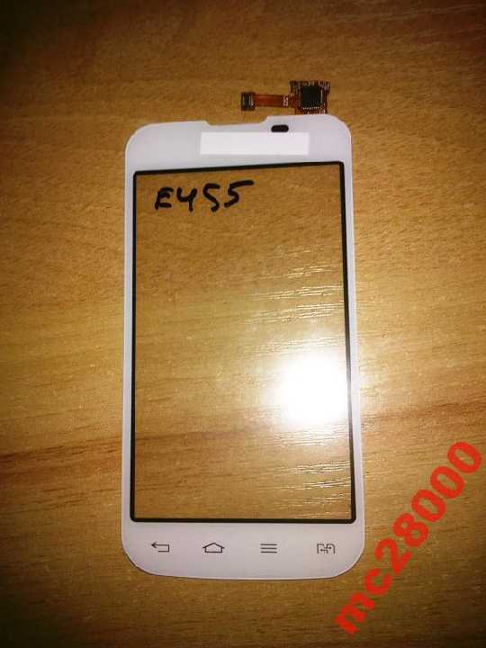 Сенсор для LG E455 Optimus L5 Dual SIM белый - фото фото фото 0