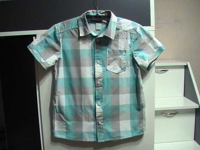 Рубашка H&amp;M,р.152,хлопок - фото фото фото 4