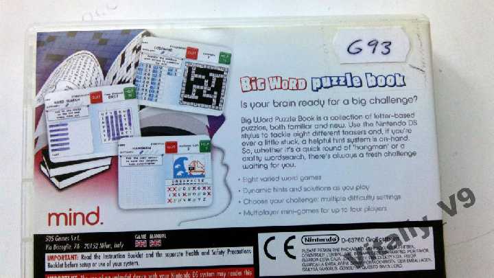 Big Word Puzzle Book  (Nintendo DS) - фото фото фото 2