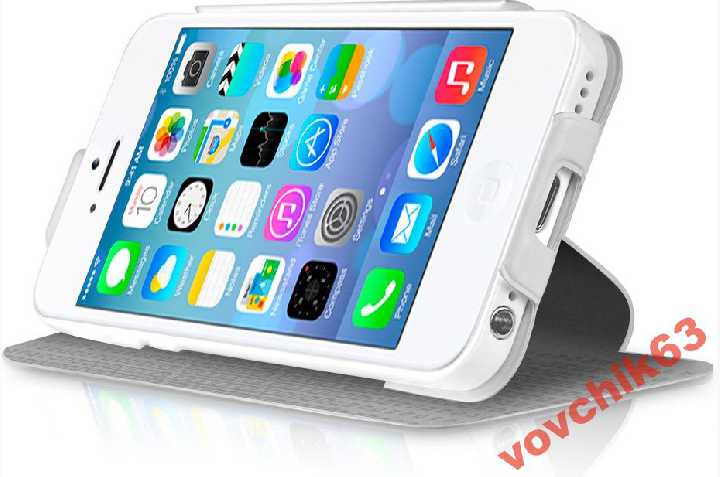 Чехол ITSKINS Plume Artificial iPhone 5C White/Bl - фото фото фото 3