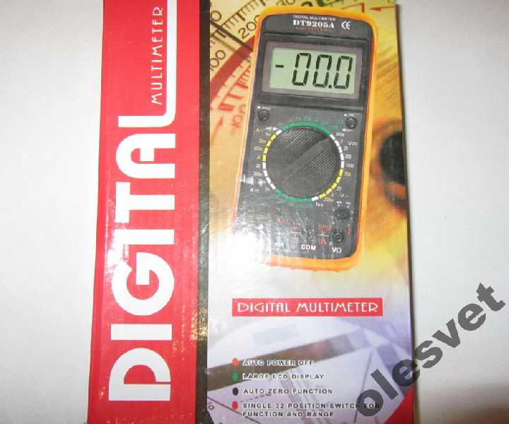ТЕСТЕР DIGITAL MULTIMETER DT-9205 A - фото фото фото 2
