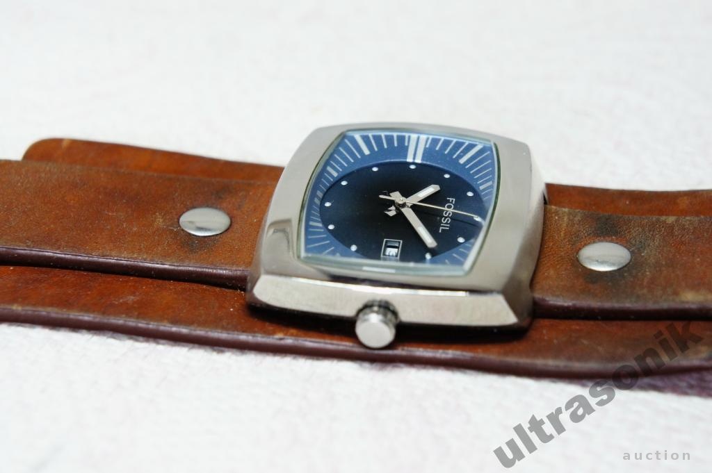 Годинник Fashion часы FOSSIL JR-8255 синий циферблат WR 50m щвейцарский мех. Ronda Вживане - фото фото фото 1
