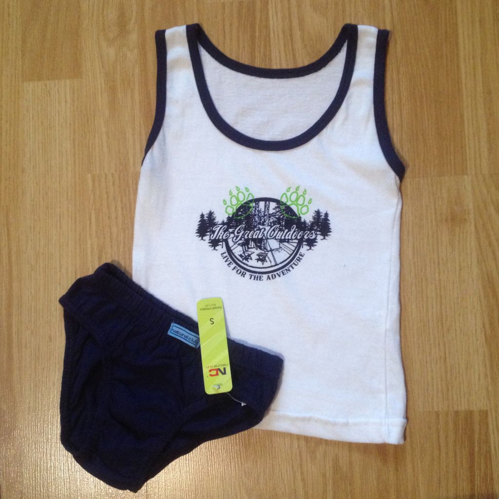 Набор майка+трусики Natural Club,2-9лет,хлопок,Польша - фото фото фото 5