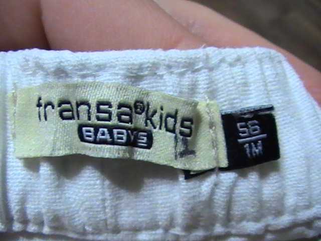 Штанишки-шортики Fransa kids для новорожденных,лен - фото фото фото 4