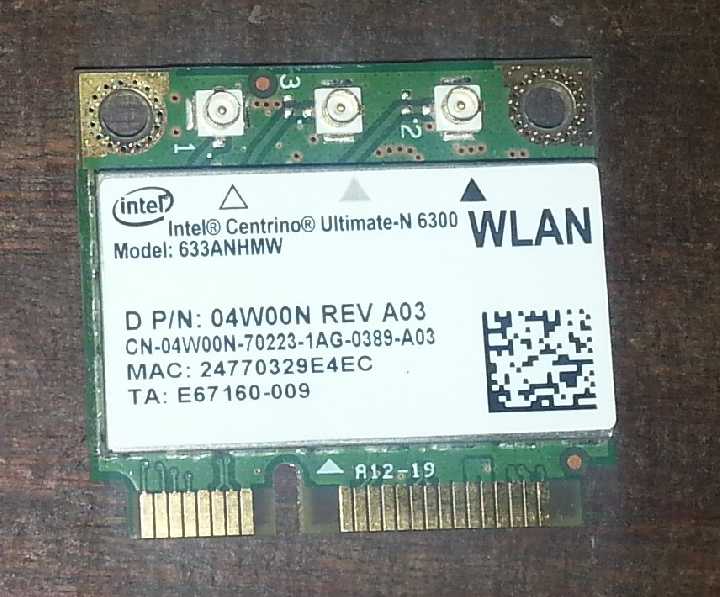 miniPCI-e WIFI карта Intel 633ANHMW - фото фото фото 1