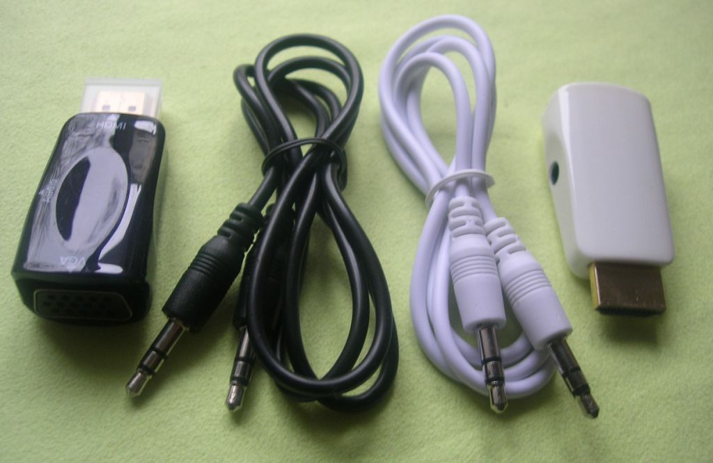 HDMI to VGA конвертер с аудио F - фото фото фото 2
