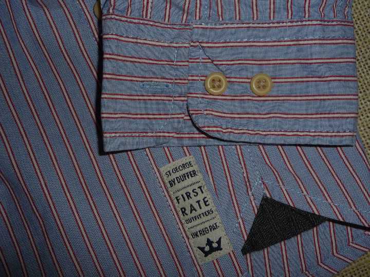 РУБАШКА GEORGE by DUFFER.р-XL ОРИГИНАЛ-100%cotton. - фото фото фото 3