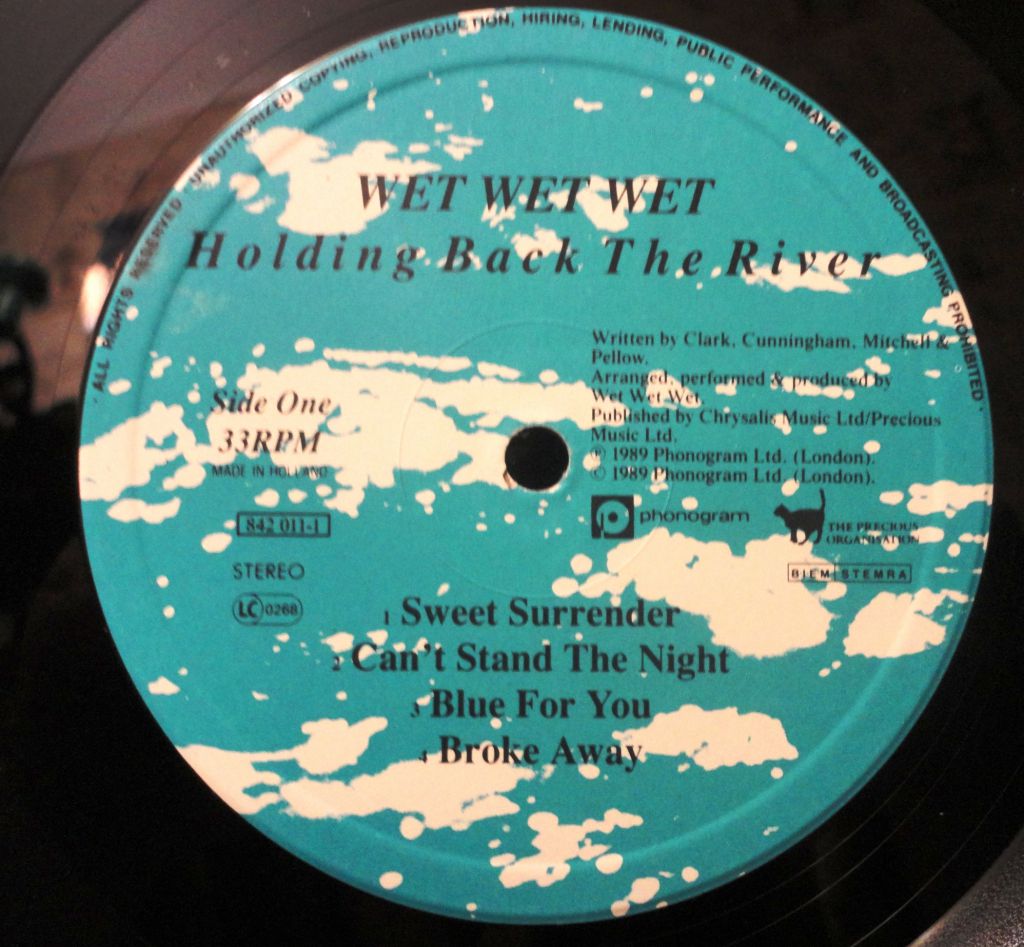 Wet Wet Wet ‎– Holding Back The River NM/EX+ - фото фото фото 4