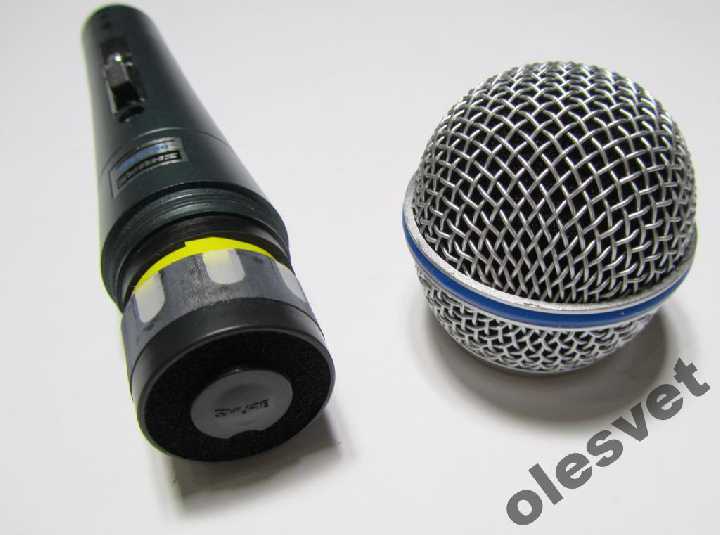 МИКРОФОН SHURE Beta 58A А класс + кнопка - фото фото фото 1
