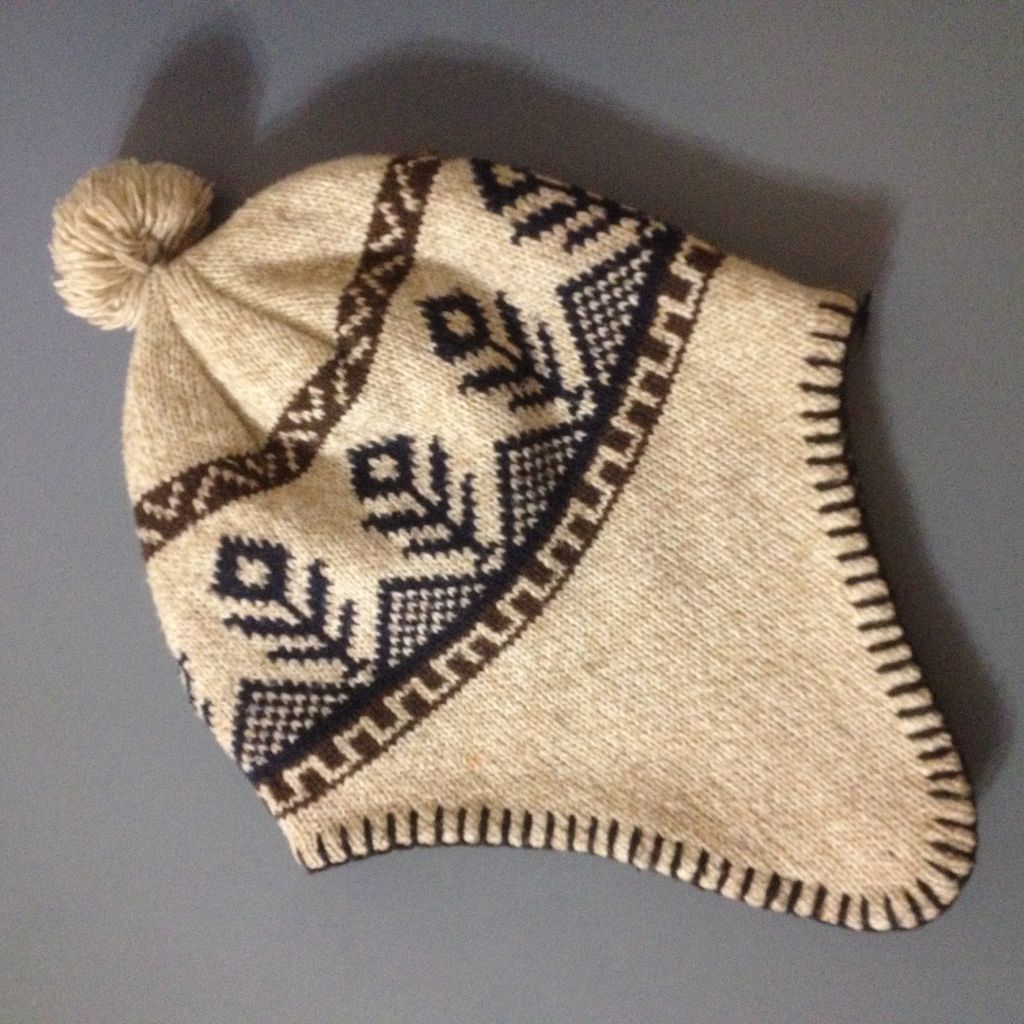 Шапка деми 2-ная подросток,акрил+флис - фото фото фото 0