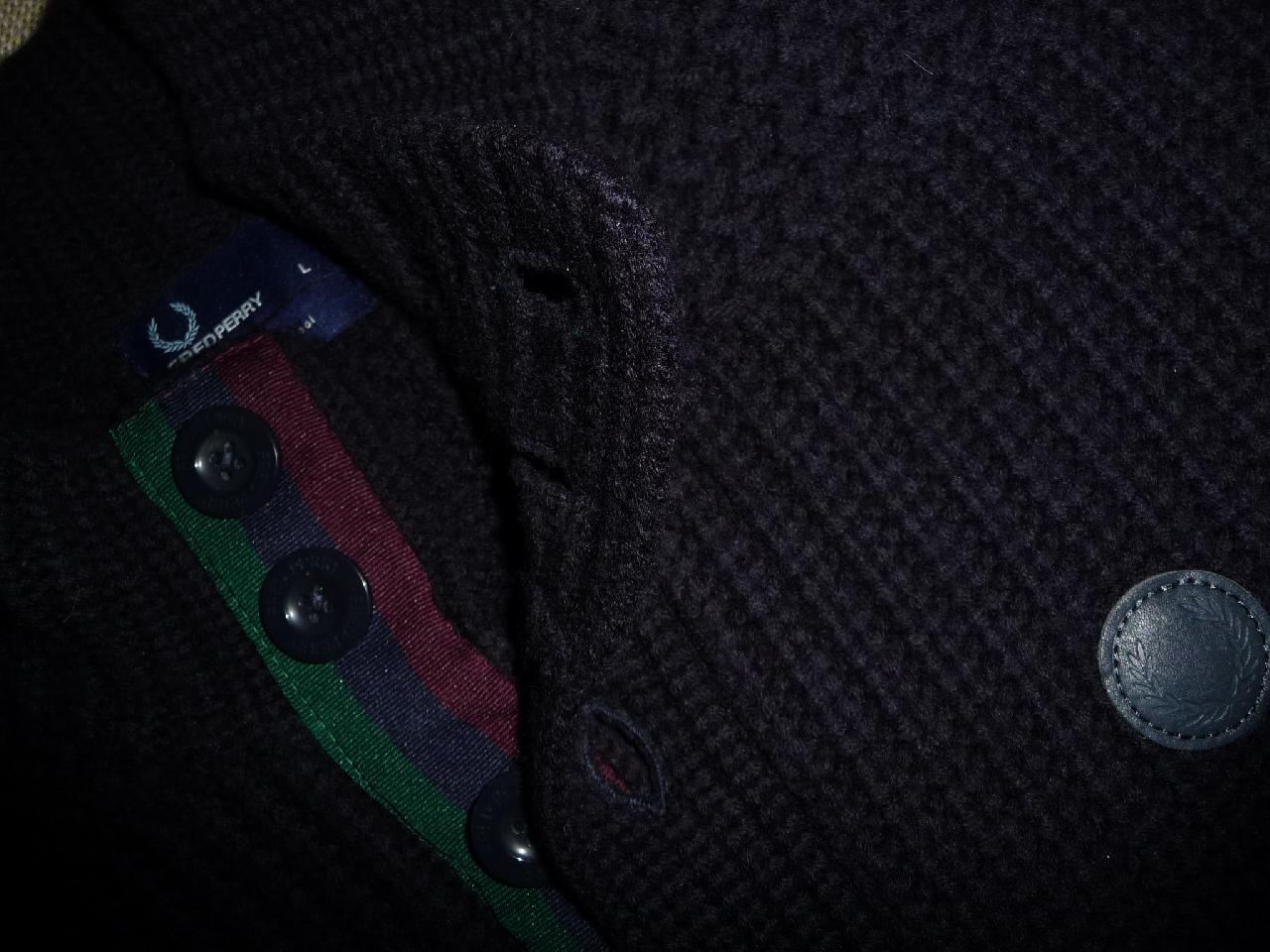 КОФТА FRED PERRY.р-L-XL ОРИГИНАЛ-100%шерсть! - фото фото фото 4