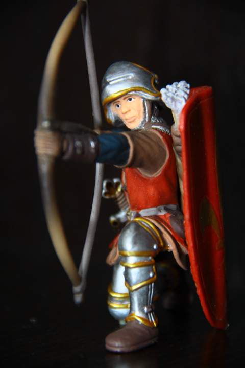 рыцарь лучник SCHLEICH 90-100мм ФРГ - фото фото фото 2