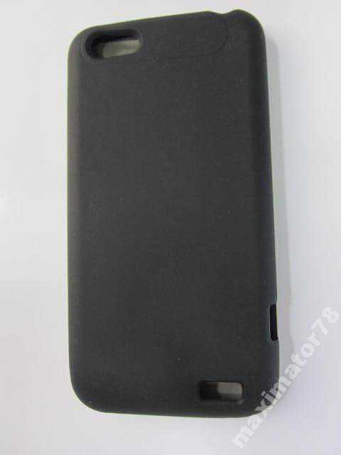 ЧЕХОЛ COVER HTC One V T320e черный матовый - фото фото фото 1