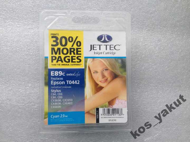 Jet Tec E89c Epson T0442 Stylus C64 C66 C84 C86 - фото фото фото 0