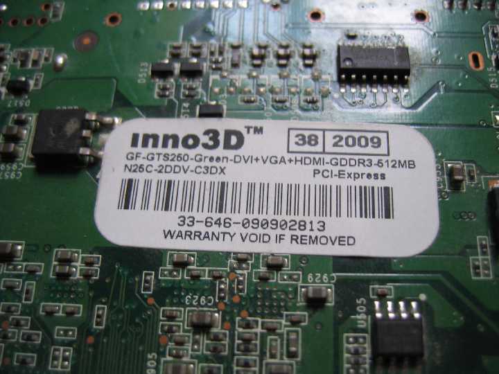 Inno3D GeForce GTS 250 green 512MB - фото фото фото 6