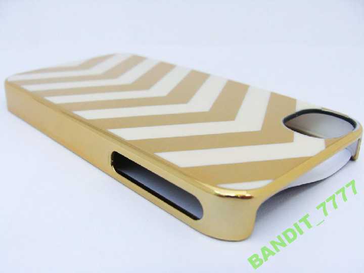 Чехол для iPhone 4/4s Gold/Cream Chevron - фото фото фото 3