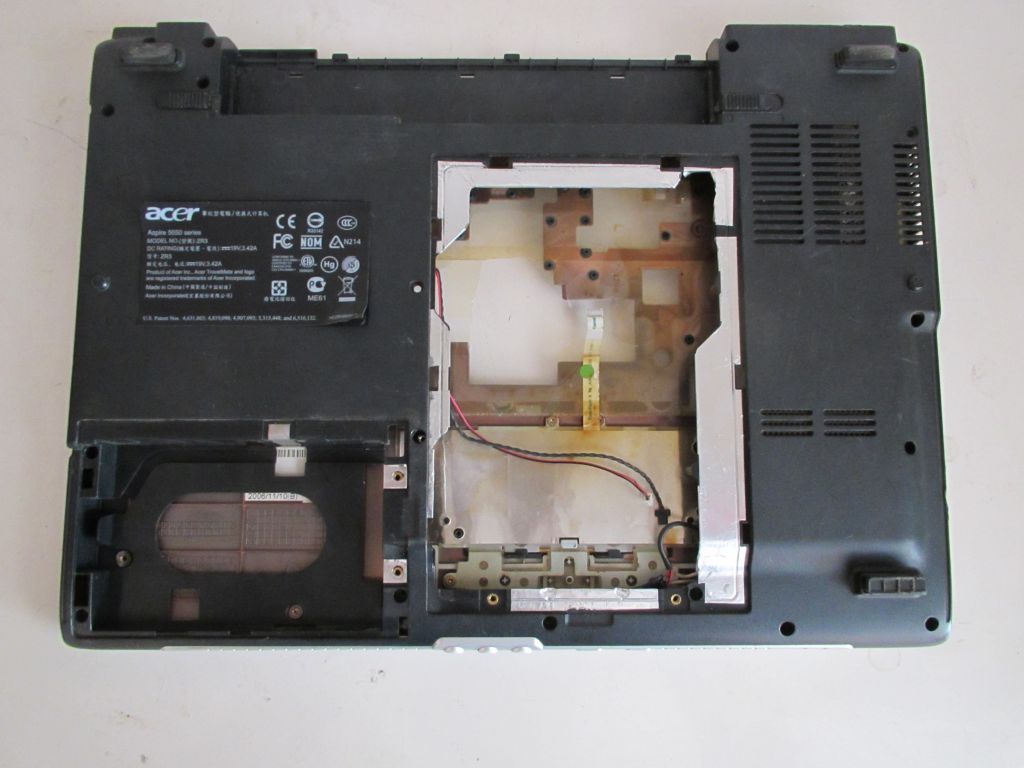 корпус ноутбука Acer Aspire 5050 - низ - фото фото фото 1