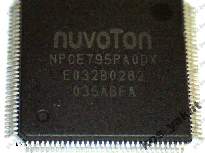 Микросхема Nuvoton NPCE795PA0DX, TQFP - фото фото фото 0