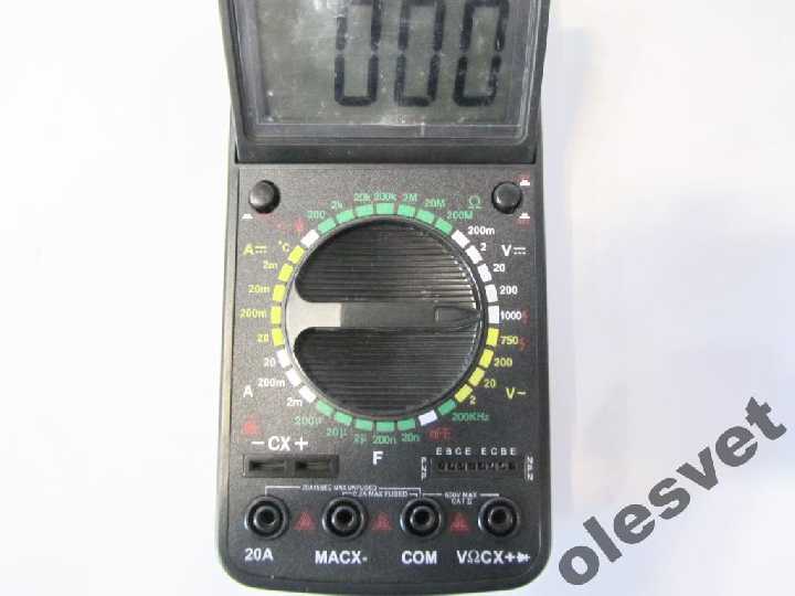 ТЕСТЕР DIGITAL MULTIMETER DT-9207 A - фото фото фото 4