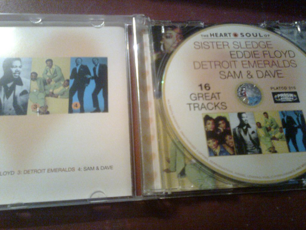 Sister Sledge / Eddie floyd / Detroit Emeralds / Sam &amp; Dave CD фирменный б/у - фото фото фото 2