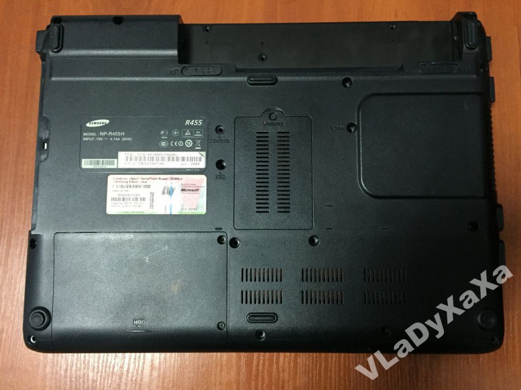Samsung R455 корпус (дно) - фото фото фото 3