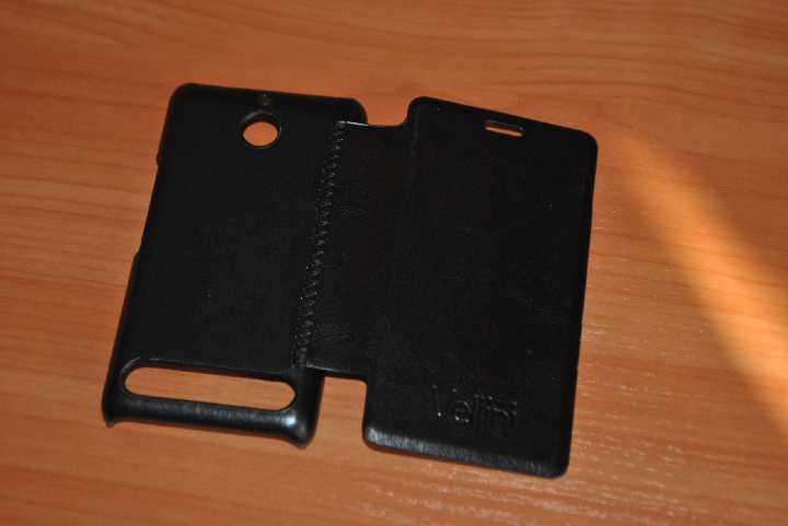 Чехол Vellini Xperia E1 D2005 флип книжка кожа - фото фото фото 3