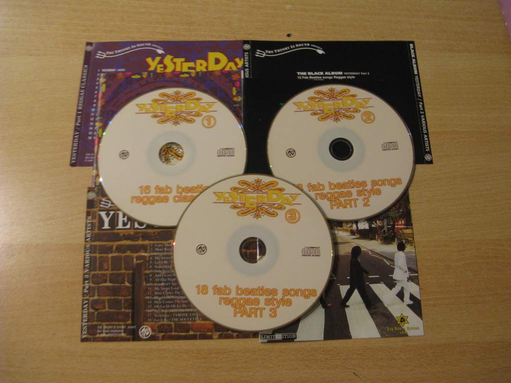 CD Beatles Tribute. Yesterday. 50 Fab Beatles Songs Reggae Style. 3 CD. - фото фото фото 1