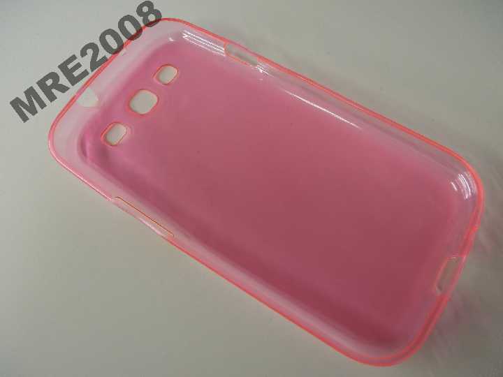 Ультра тонкий чехол Samsung I9300 S3 0,33mm pink - фото фото фото 1